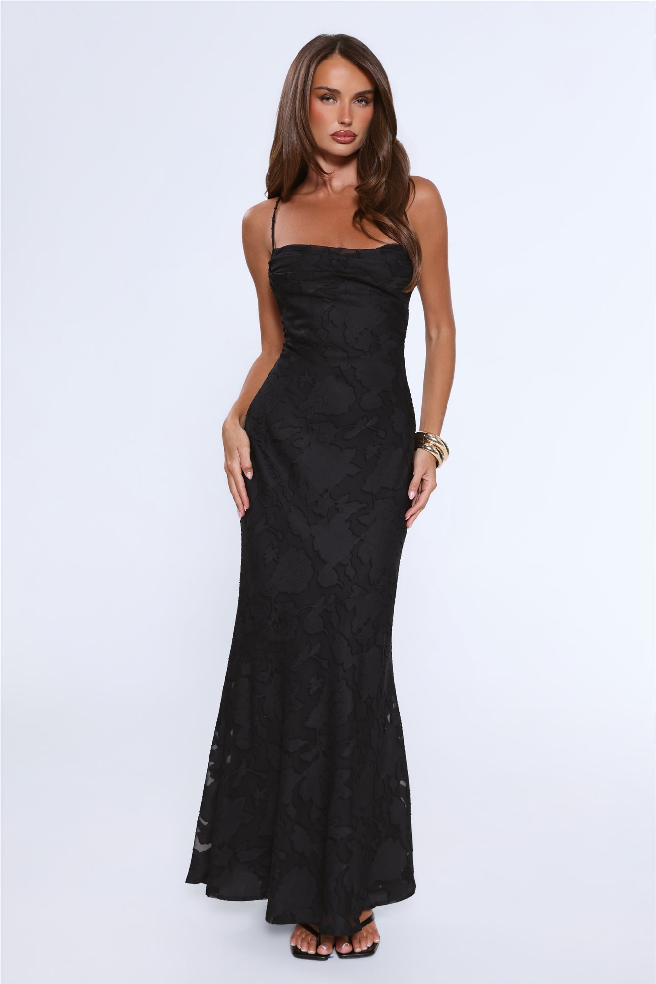 Bridge To Wonderland Maxi Dress  Black