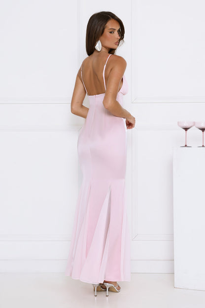 Flirty Petal Pop Maxi Dress Pink
