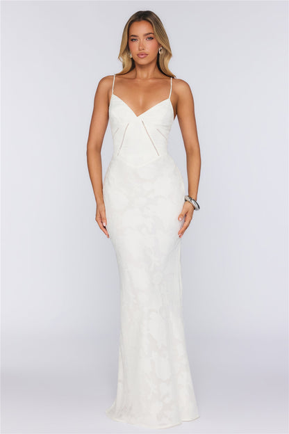 Sunset Current Maxi Dress Cream