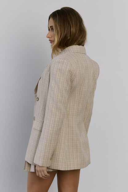 Yacht Club Blazer Beige