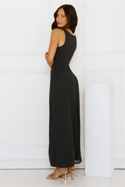 Strut With Style Maxi Dress Black