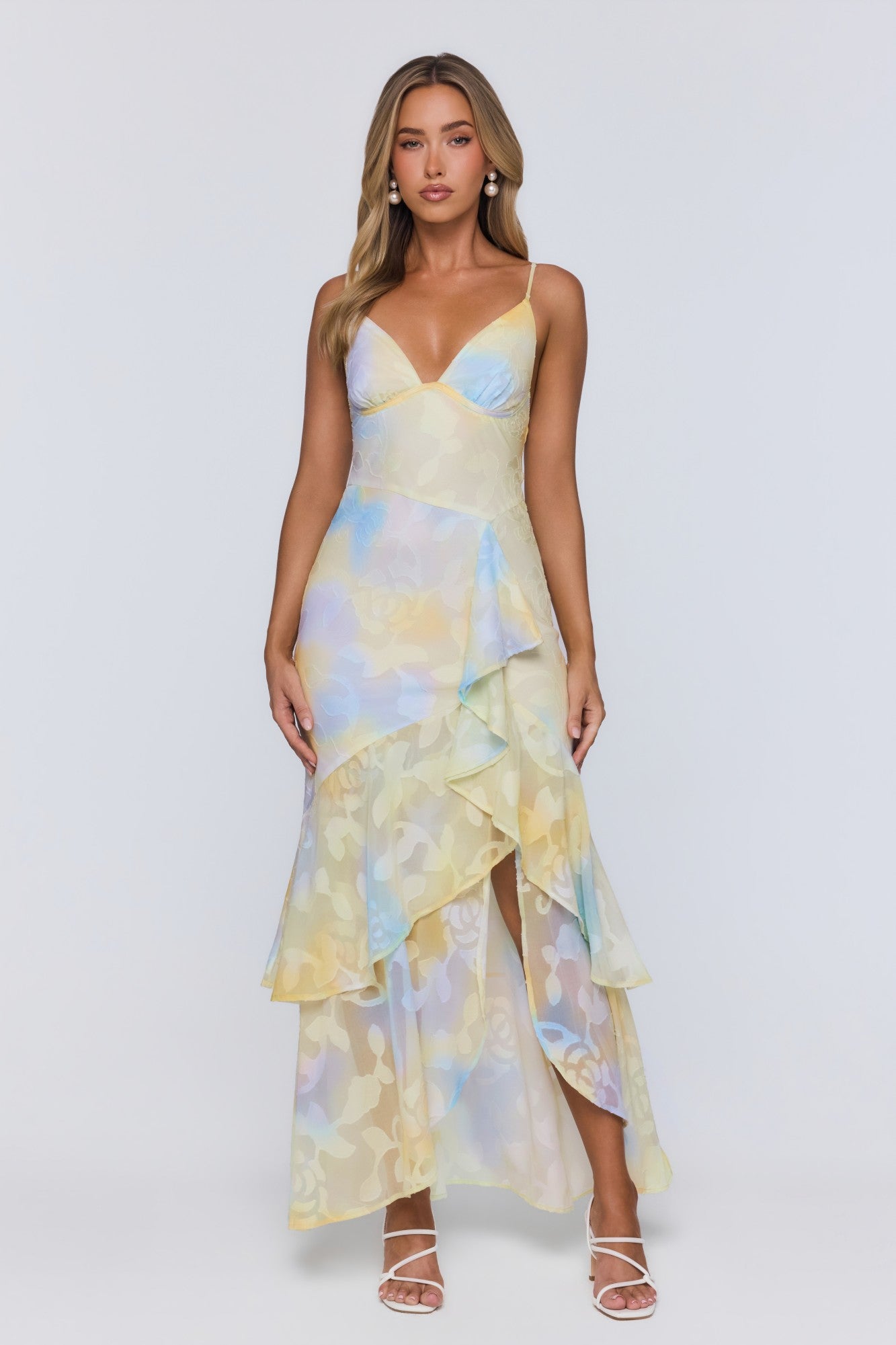 Hidden Sun Maxi Dress Yellow