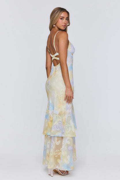 Hidden Sun Maxi Dress Yellow