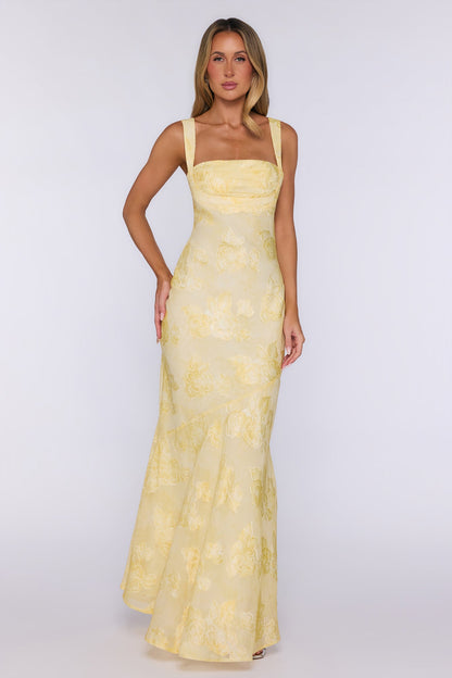 The Sweet Society Maxi Dress Yellow